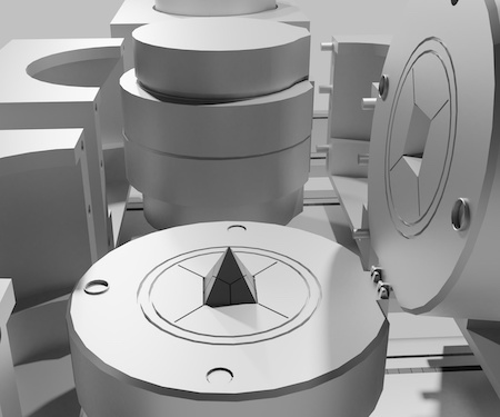 HPHT equipment for gem-quality synthetic or laboratory-grown diamonds in 3d