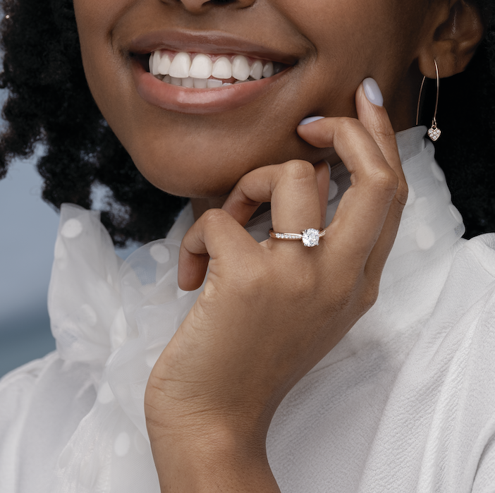 Lady with Diamond Ring