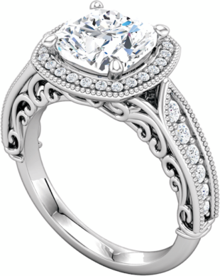 platinum engagement ring